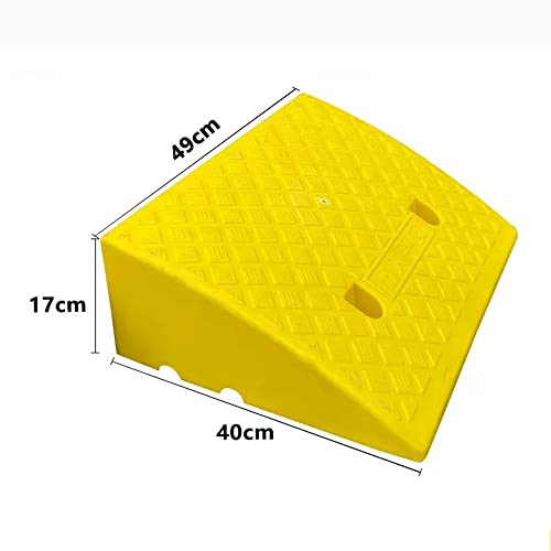 Rampa plástica portátil para silla de ruedas 49x40x17cm miniatura 6