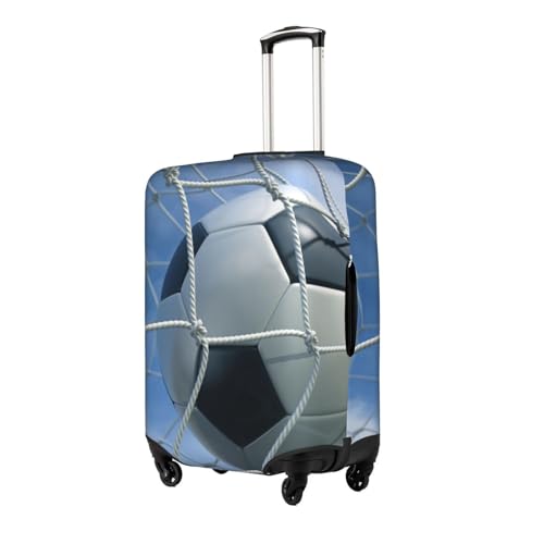 Soccer Printed Luggage Cover Elastic, Washable, Universal Fit 18-32 Inch Travel Suitcase Cover Easy To Identify2