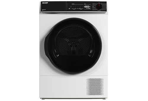 Sharp KD-PRO7S7GWD-DE Wäschetrockner, 7kg, D, WiFi, 15 Trockenprogramme inkl. 20-Minuten-Schnelltrockenprogramm, Weiß