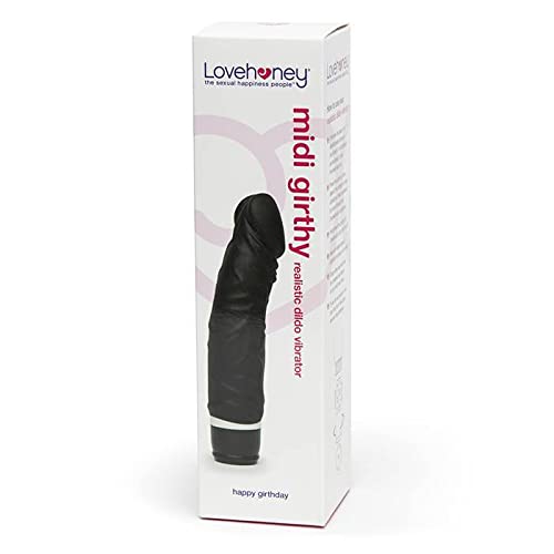 Lovehoney Black Girthy Realistic Dildo Vibrator - 6.5 Inch - Image 7