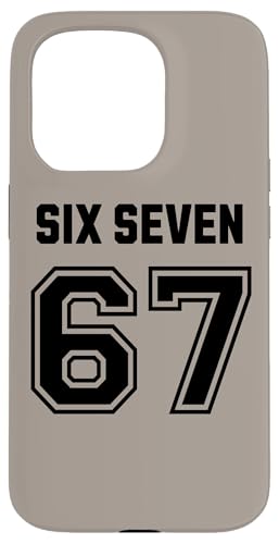 67 Six Seven Sport Design on Back. 6 7 Meme Men Women Kids X}zP[X iPhone 15 Pro p