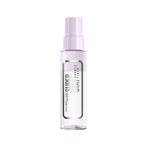 Maybelline न्यूयॉर्क सुपर स्टे डबल फिक्सर सेटिंग स्प्रे | 24HR पहनें, हाइड्रेटिंग स्प्रे