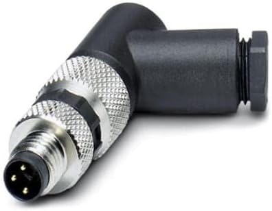 1407583, Circular Connector, R/A M8 M 3pos, Screw Conn, Cable Dia 3.5-5mm, SACC-M 8MR-3CON-M-SW