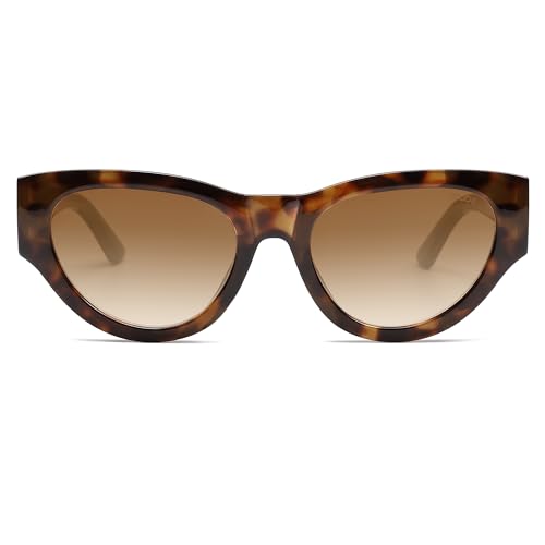 SOJOS Cat Eye Sunglasses for Women & Men 90s Retro Aesthetic Trendy Cateye Designer Sunnies SJ23323