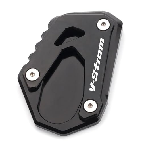 Extension béquille Suzuki V-Strom 1000 : finition CNC premium Nero