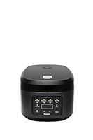 Panasonic Rice Cooker 10 Cup, LED Display, Touch Control, Non-Stick Pot, Quick Cook, Keep Warm, 4 Auto Menus, Delay Timer, Includes Measuring Cup, Rice Scoop, Steam Basket, Black (SR-DA182KST)