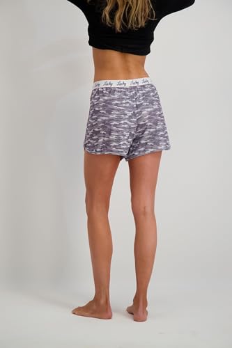 Image of Lucky Brand Women's Pajama Bottoms - Ultra-Soft 2 Pack Sleep and Lounge Sweat Shorts, Cortos de Pijama para Mujer