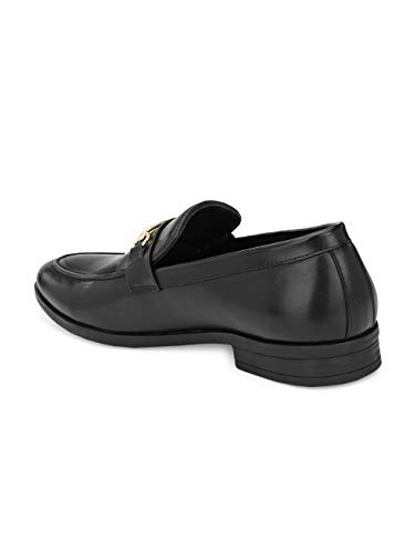 Image of San Frissco Men's Loafers Tan Handcrafted Formal Horsebit Shoes /Slip-on Shoe for Office, Wedding & Parties /Easy to Match Moccasins with Stylish Lightweight and Comfortable