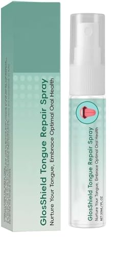Spray para la Lengua Fisurado Oral,Spray para el Cuidado Bucal,Tratamiento para Aliviar la Lengua Spray,Limpiador Lengua,Spray Hidratante para la Boca Seca