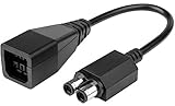 25cm Cord Compatible with Xbox 360 Slim Console - Xbox 360 to Xbox 360 Slim Power Adapter Converter Cable - Reuse Old XBOX360 Power Supply