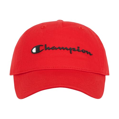 Image of Champion Men's Hat, Classic Twill Hat, Cotton, Baseball Cap for Men With Leather Back Strap