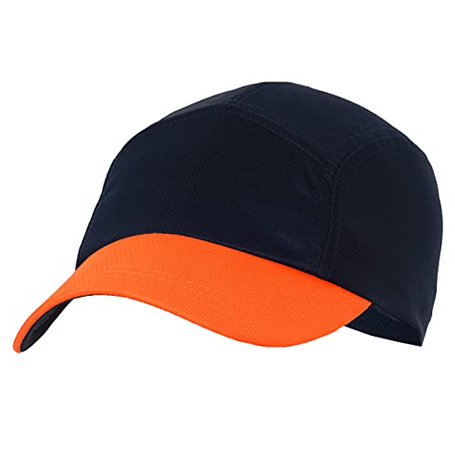 Headsweats Standard Performance Race Hat Baseball Cap For Running And Outdoor Lifestyle, Navy-Neon Orange, One Size #TOP1