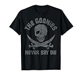 The Goonies Never Say Die Skull & Swords Distressed Logo T-Shirt