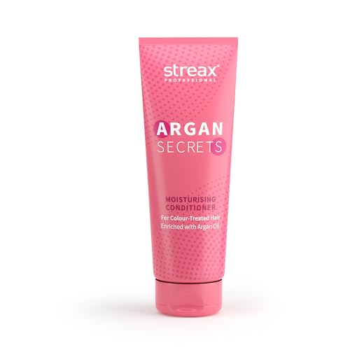Streax Professional Argan Secret Conditioner | Hair Conditioner For Women Enriched With Argan Oil| Uv Filter For Color Protection | Retains Colour Upto 10 Weeks | 240Gm, (1 Count)