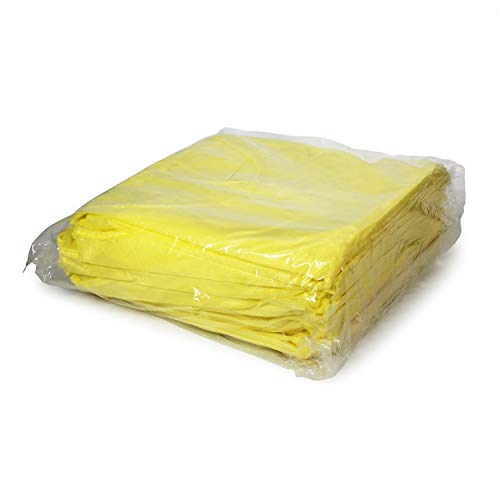 Medpride Yellow Isolation Gown, 10 Pack, Elastic Cuffs