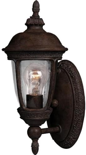 Maxim Lighting 3462CDSE Knob Hill DC-1 Light Outdoor Wall Lantern in European Style-6 Inches Wide by 14 inches high
