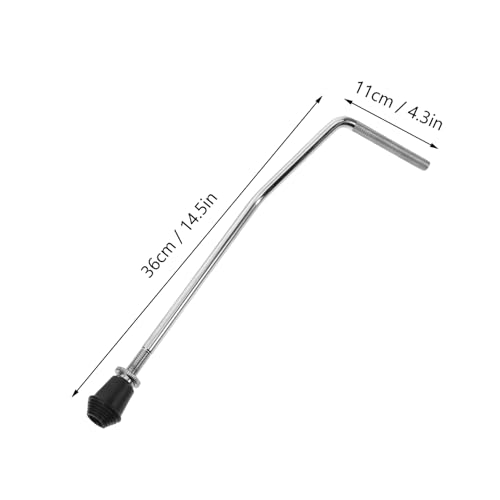 Support de batterie SUPVOX robuste en métal argenté pour percussion - 2