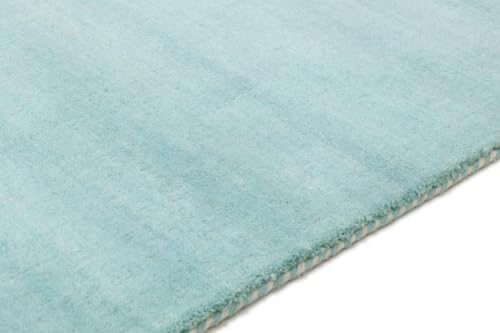 Tapis laine Inde Loom Gabbeh Mint 293x76 cm couloir