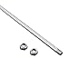 Generic Axle Shaft for Hand Carts And Trolleys, 44cmx1cm, Silver