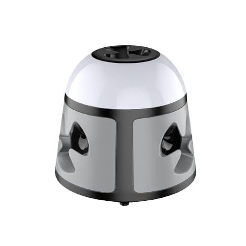 Ultrason Souris et Rats, Repulsif Souris Ultrasons 360° Anti Souris avec Lumière LED Appareil Ultrason pour Nuisible Rongeurs Plug in Répulsif Intérieur Dispositif Anti Nuisible Cafards pour Jardin