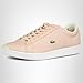 Lacoste Women's Hydez Leather Sneaker, Light Pink/White, 9