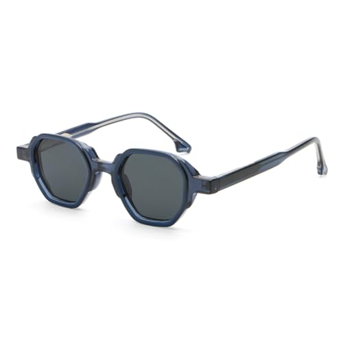 Lunettes de soleil en acétate CP rondes au design rétro et finitions soignées