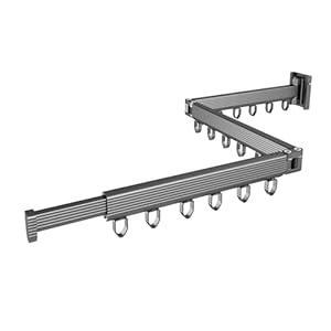 Lswyyp LYJ0001-Grey Hängender Wäscheständer Wandmontage