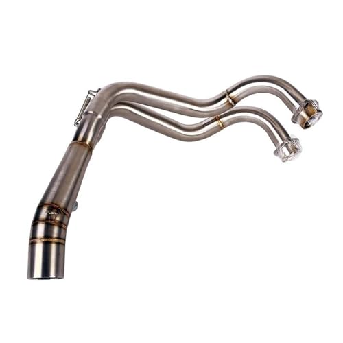 Système échappement MT07 FZ07 collecteur moto slip-on header link pipe