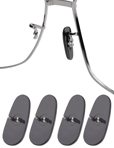 Image of Clear Soft Silicone Replacement Nose Pads for Ray-Ban Aviator RB3025 /RB3026 /RB3030 /RB3211 /RB3362 /RB3445 /RB4175