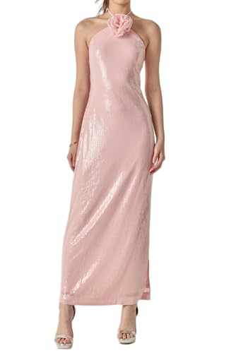 white christmas dresses Strapless Sequined Maxi Dress – Endless Rose main image 0