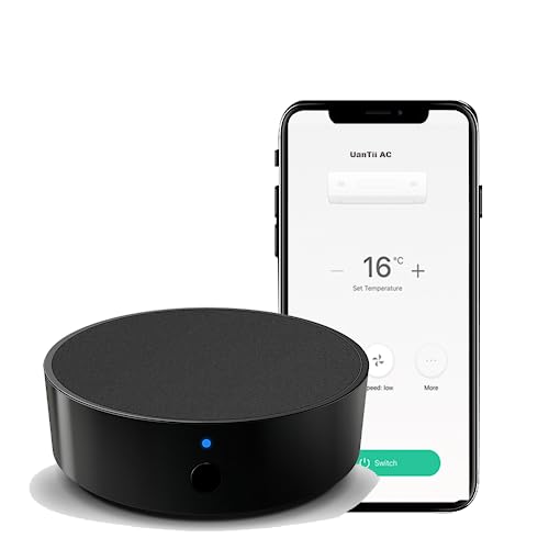 UanTii Smart Air Conditioner System WiFi IR Remote Universal Infrared Remote Control for Air Conditioning TV,etc, App and Voice Control (IR)