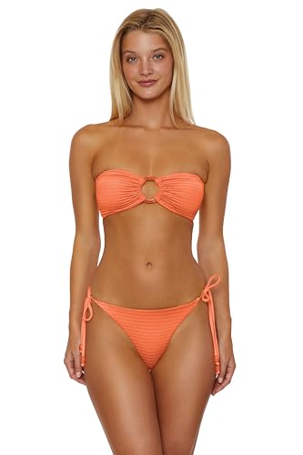 Women's Maza Ring Bandeau Bikini Top, Adjustable, Swimwear Separates4