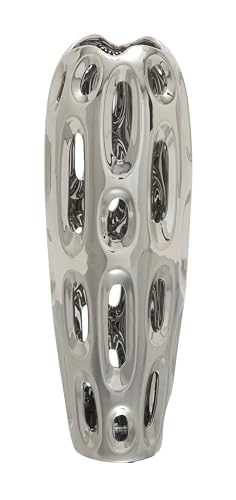 Deco 79 Ceramic Decorative Vase Centerpiece Vase with...
