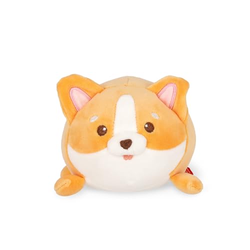 Legami - Peluche Super Soft!, thème Corgi, Format Mini, avec Carte d'Identité Personnalisable, Tient Debout, 14x15x12 cm