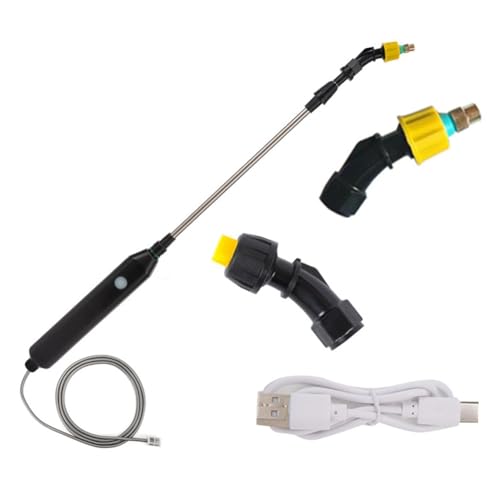 JOFUUM Pulverizador Eléctrico para Plantas, Varilla Rociadora de Riego, Pulverizador Recargable para Jardín, Pulverizador para Plantas, Plantas de Malas Hierbas y Césped, 5 Metros