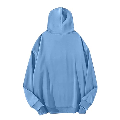 Mens Hoodies Oversized Big and Tall Hooded Sweatshirt Lightweight Casual Loose Pullover 2025 Fall Fashion Clothes2