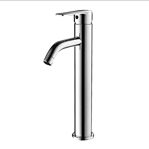Mitigeur de salle de bains robinet de lavabo à poignée unique eau chaude et froide en cuivre