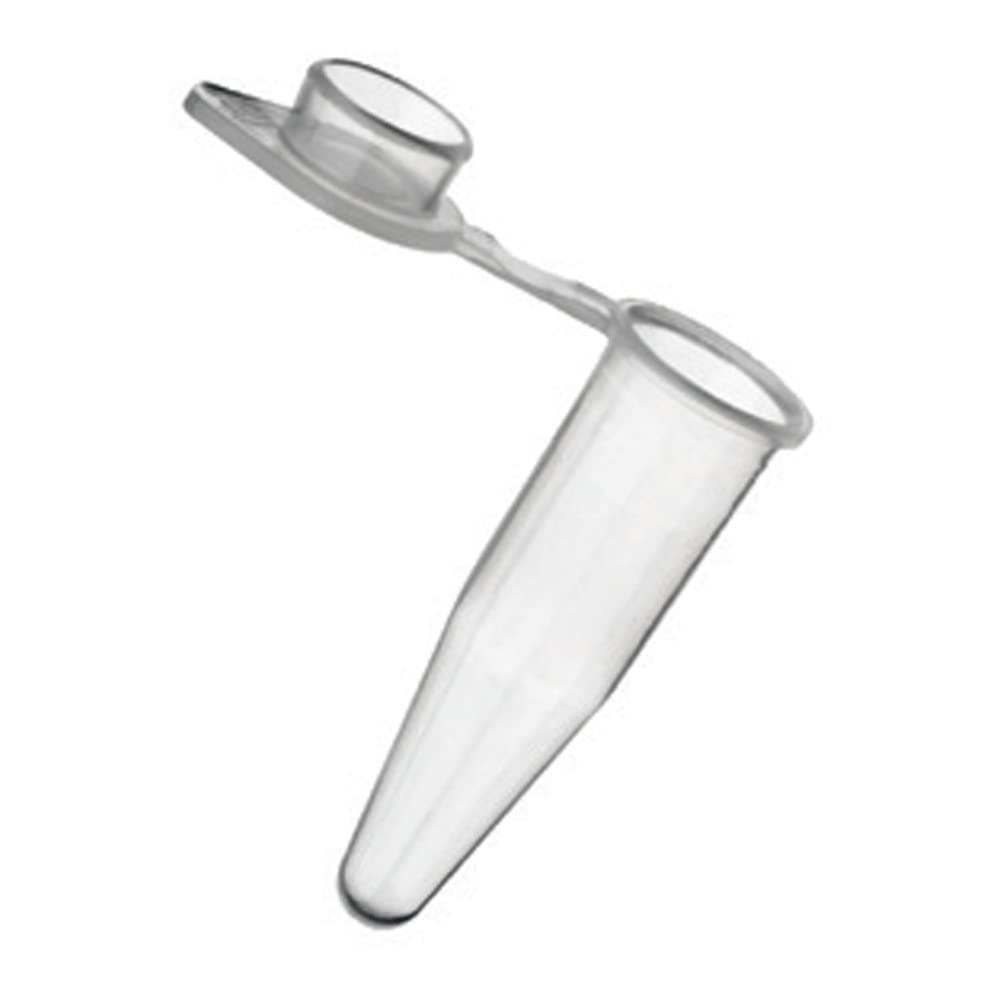 Labcon 3936-500-000 Pure Plus PCR Tube with Attached Flat Caps, 0.2 lb., Polypropylene, Natural (Pack of 10000)