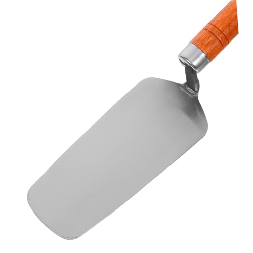 Truelle de maçonnerie inox pour lissage de béton et jointoiement précis de carrelage - 4