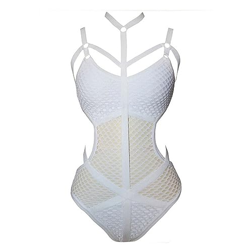Lingerie érotique femme d'été noire à bretelles sexy en fine résille