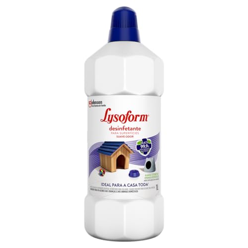 Lysoform Pet Suave Odor, Desinfetante Líquido, Limpeza Casa, 500m...