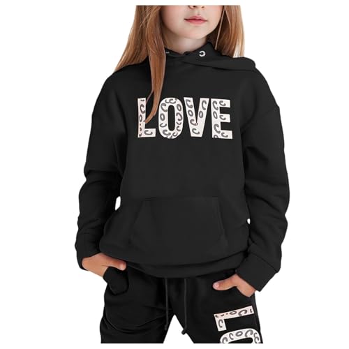 Ensemble de tenues pour fille anti-froid et ultra confortable en sweat et pantalon