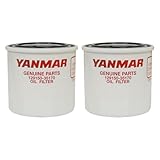 Yanmar 129150-35170 Lube Oil Filter, D80X80L (Pack of 2)