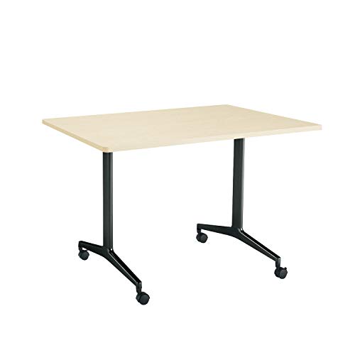 �y���[�J�[�z���E�ݒu�E�g���z�R�N�� �~�[�e�B���O�e�[�u�� JUTO MT-JTTR127E6MT1-C �p�`�V�� T���r ���E���h�R�[�i�[ ��120×���s75cm �V�i�`�������I�[�N/�r�u���b�N �L���X�^�[�t