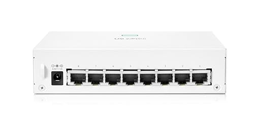 Image of HPE Networking Instant On Switch Series 1430 8-Port Gb Unmanaged Layer 2 Ethernet Switch | 8X 1G | Fan-Less | US Cord (R8R45A#ABA)