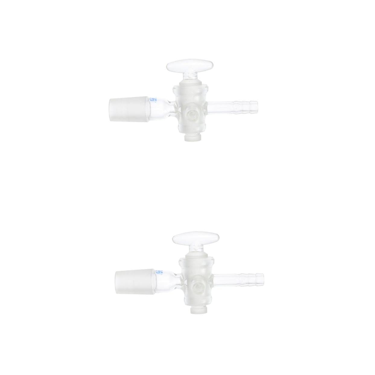 Cabilock 2 Piezas Pistón de Vidrio Trifásico de Laboratorio con Simple y Práctico Experimentos Científicos y Enseñanza