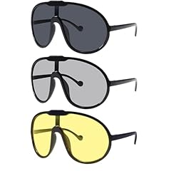 3 Packs: Black+yellow+grey