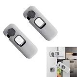 2 Stück Kinder Kühlschrank Schloss,Ohne Bohren,Schubladenschutz für Kühlschrank, Gefrierschrank, Waschmaschine, Fenster, Schublade, Toilette, Schränke mehr