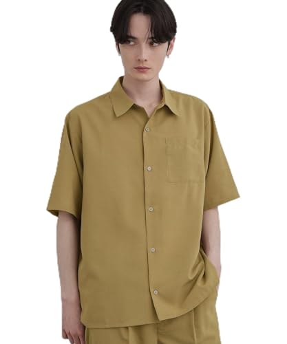 [ティーケー タケオキクチ] カジュアルシャツ AIRY DRYレギュラーカラーシャツ/吸水速乾/UVカット/マシーンウォッシャブル/洗濯可/イージーケア 17085342 メンズ ベージュ(052) 02(M)