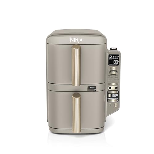 Ninja Double Stack XL Air Fryer with Digital Cooking Probe 9.5L Capacity